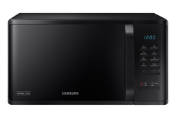 MS23K3513AK/LI ميكروويف سامسونج سولو  (سعة 23 لتر، قدرة إخراج 800 واط، تجويف من المينا الخزفي، إضاءة ليد، إزالة الروائح، وضع توفير الطاقة، تذويب سريع، قفل أمان للأطفال)  