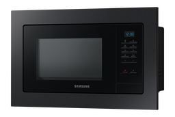 ميكروويف سامسونج بلت ان MS23A7013AB/LI (سعة 23 لتر، قدرة إخراج 800 واط، 6 مستويات للطاقة، وضع الإيكو، إذابة سريعة، طهي أوتوماتيكي، برامج أوتوماتيكية، إزالة الروائح، قفل أمان للأطفال، مجموعة تثبيت مدمجة)