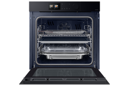 فرن سامسونج دوول كوك NV7B7997AAK/U1 (سعة 76 لترًا، قدرة إخراج 3650 واط، 6 مستويات للطاقة، Dual Cook Steam™، اتصال واي فاي، تنظيف كاتاليتيك، طهي هواء مقلي، سو-ڤي، قفل أمان للأطفال، تصنيف A+ للطاقة)
