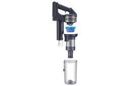 مكنسة سامسونج VS15A60AGR5/ML (موتور عاكس رقمي، قوة شفط 150 واط، نظام سيكلون، فلتر غبار دقيق، بطارية قابلة للفصل، وقت تشغيل 40 دقيقة، حاوية غبار قابلة للغسل، شاحن جداري، وزن خفيف 2.16 كغم، إكسسوارات متعددة، لون أسود كرومي، إضاءة ليد عند الشحن)
