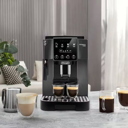 ماكينة قهوة أوتوماتيكية De’Longhi Magnifica Start – رمادي وأسود، بضغطة واحدة للإسبريسو