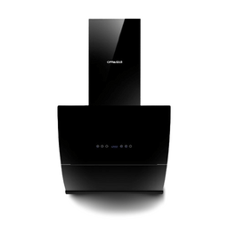 شفاط مطبخ OFRAGAS DL-913 – عرض 60 سم، أسود، شفط 550–1000 م³/س، اضاءة ليد