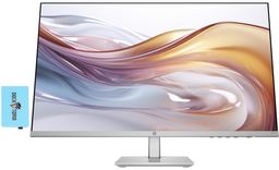 شاشة HP Series 5 – قياس 27 بوصة، دقة FHD، لوحة IPS، معدل تحديث 100Hz، منافذ HDMI وVGA، قابلة لتعديل الارتفاع، باللون الأسود
