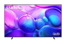 تلفزيون سامسونج QLED QE55Q6FAAU (شاشة 55 بوصة بدقة 4K، معالج Q4 Lite، تقنية Quantum HDR، ميزة OTS Lite للصوت المحيطي، معدل تحديث 50 هرتز، نظام Tizen الذكي، اتصال Wi-Fi وبلوتوث 5.3، تصميم معدني بلا حواف)