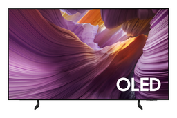 تلفزيون سامسونج QE83S85FAEXIL (شاشة OLED مقاس 83 بوصة، دقة 4K، معالج NQ4 AI Gen2، معدل تحديث 120 هرتز، دعم HDR10+، صوت OTS Lite، تصميم بحواف رفيعة، وضع صانع الأفلام، دعم AirPlay وSmartThings، منافذ HDMI 4K 120Hz)