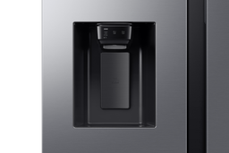 ثلاجة سامسونج RS70F64KETML (سعة 635 لتر، بابان متقابلان Side-by-Side، AI Inverter Compressor، موزّع ماء وثلج، Metal Cooling، دعم SmartThings)