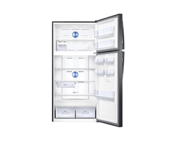 ثلاجة سامسونج RT62K7044BS (سعة 622 لتر، Twin Cooling Plus، No Frost، ضاغط Digital Inverter، تصميم علوي للفريزر، لون Black Inox)