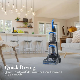 بيسيل جهاز تنظيف السجاد PowerClean 2X، أسود وأزرق